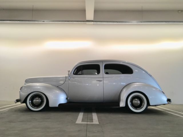 1940 Silver Ford Deluxe