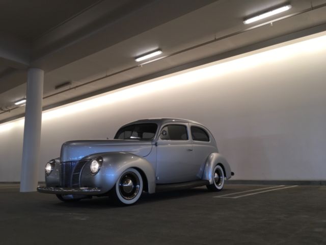 1940 Silver Ford Deluxe