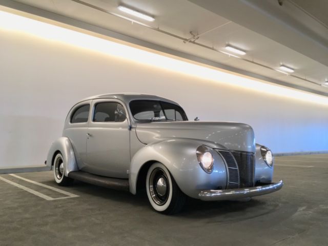 1940 Silver Ford Deluxe
