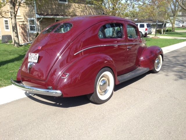 1940 Maroon Ford Other Sedan