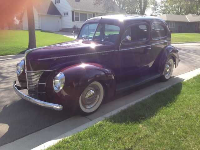 1940 Maroon Ford Other Sedan