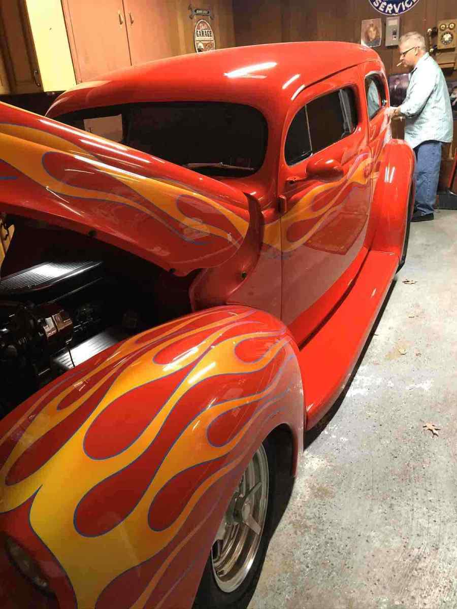 1940 Red Ford sedan Sedan