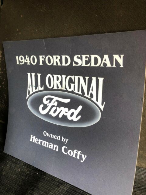 1940 Dark Navy Blue Ford Other Coupe