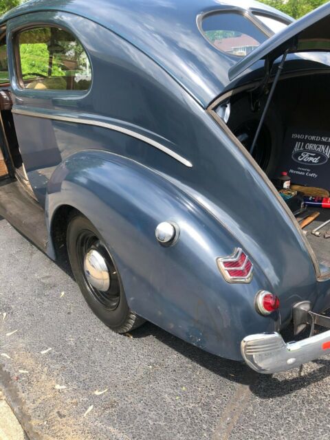 1940 Dark Navy Blue Ford Other Coupe
