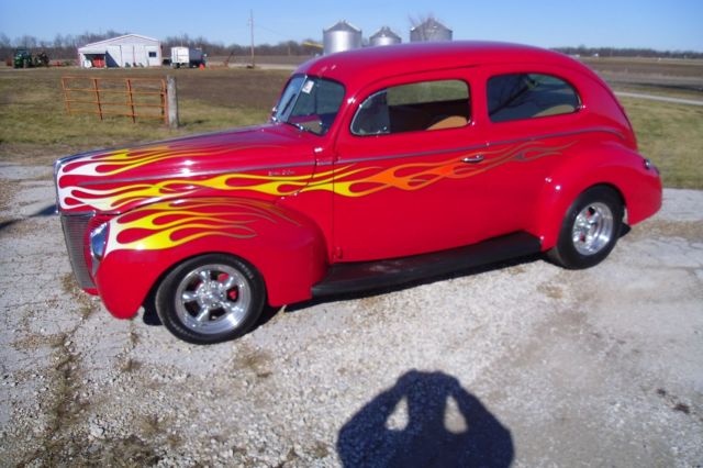 1940 1967 corvette yellow Ford 5 window coupe Coupe