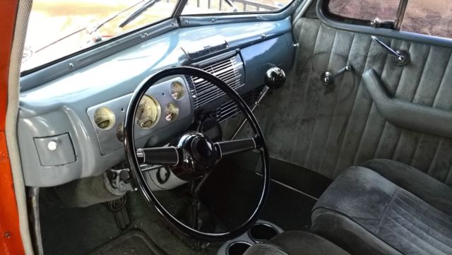 1940 Phoenix Orange Ford Deluxe Sedan