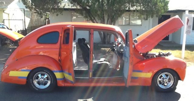1940 Phoenix Orange Ford Deluxe Sedan