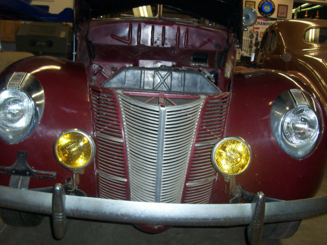 1940 Maroon Ford Other Woodie