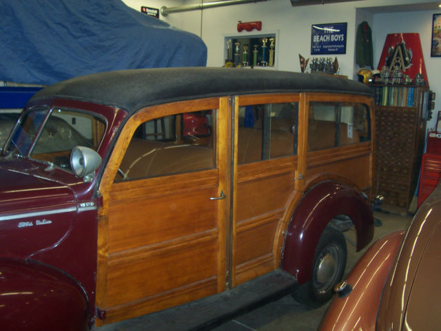 1940 Maroon Ford Other Woodie