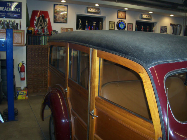 1940 Maroon Ford Other Woodie