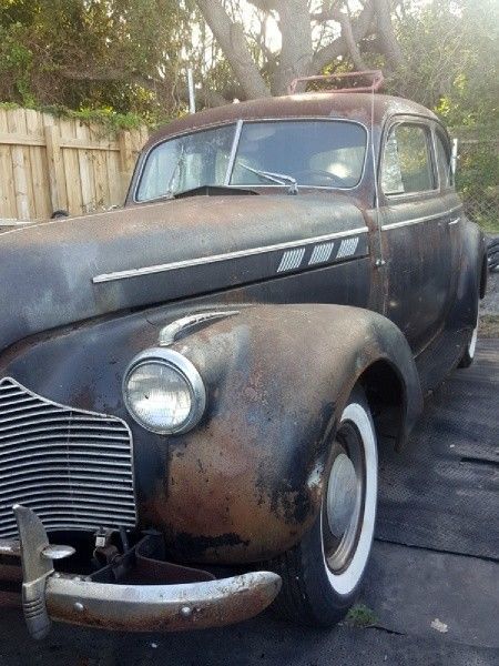1940 Peach Pontiac Deluxe 4 door