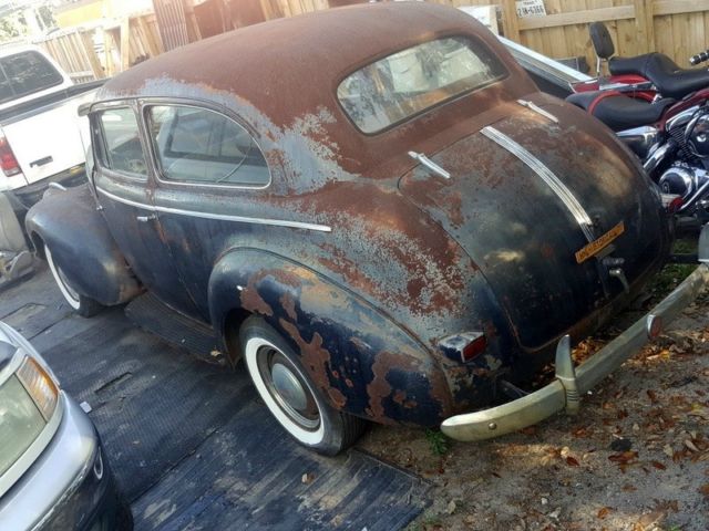 1940 Peach Pontiac Deluxe 4 door