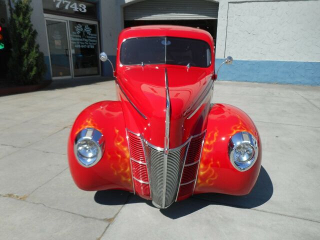 1940 Red Ford Other Deluxe Coupe
