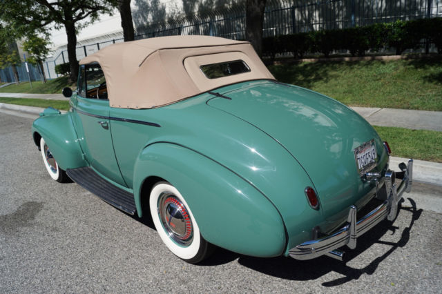 1940 Green Chevrolet Special Deluxe Series KA Convertible
