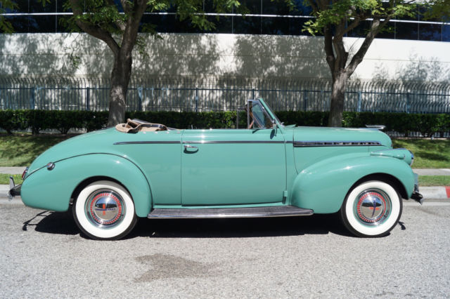 1940 Green Chevrolet Special Deluxe Series KA Convertible