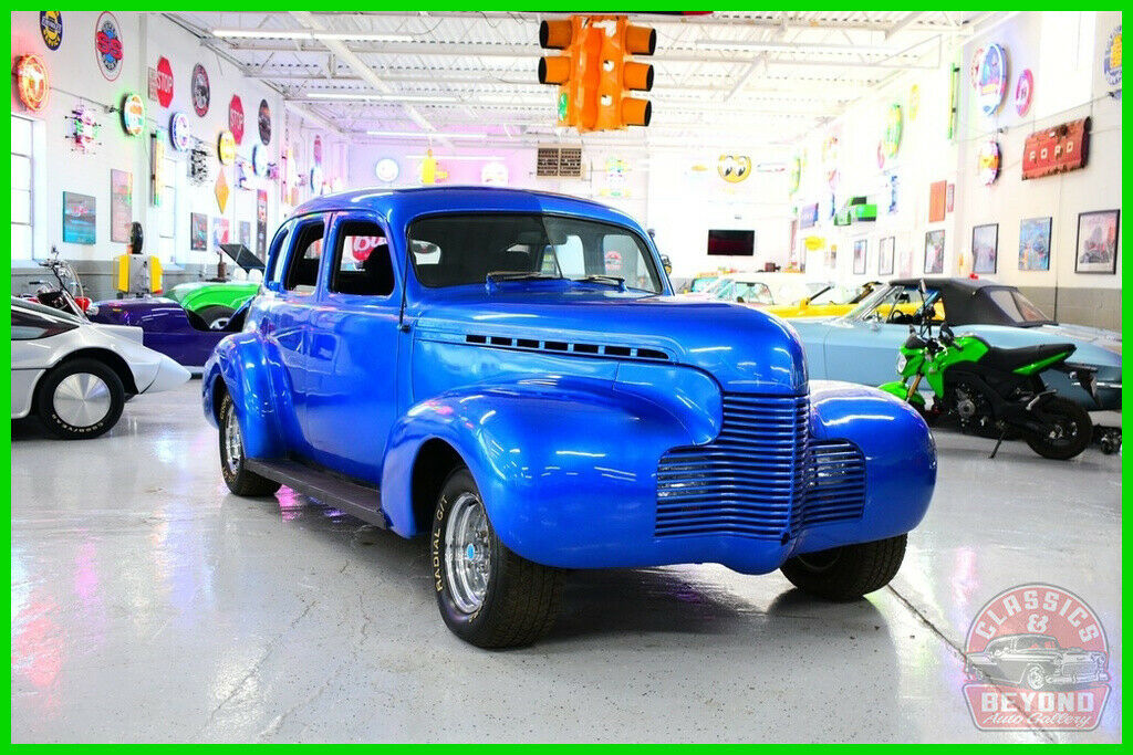 1940 Blue Chevrolet Sedan Sedan