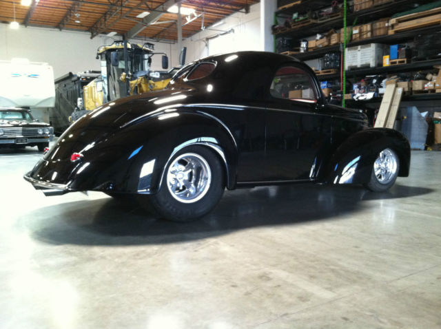 1940 Burgundy Willys coupe