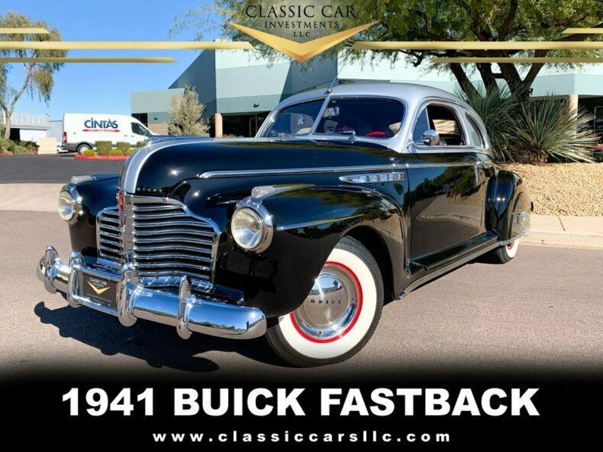 1941 Black & Silver Metallic Buick Special Coupe