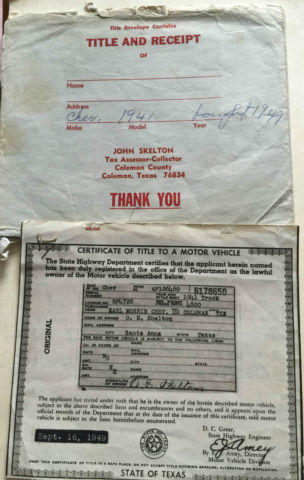 1941 Green Chevrolet Other Pickups Standard Cab Pickup