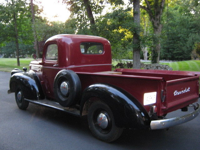 1941 Burgandy & Black Chevrolet Other Pickups Standard Cab Pickup