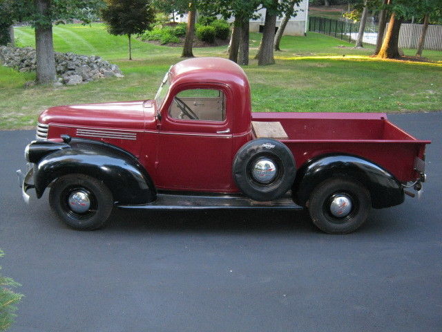 1941 Burgandy & Black Chevrolet Other Pickups Standard Cab Pickup