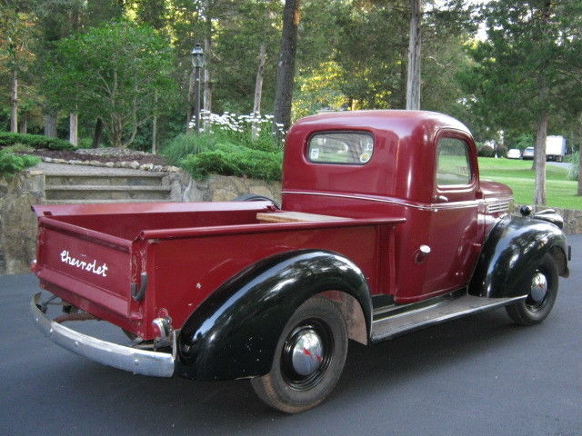 1941 Burgandy & Black Chevrolet Other Pickups Standard Cab Pickup