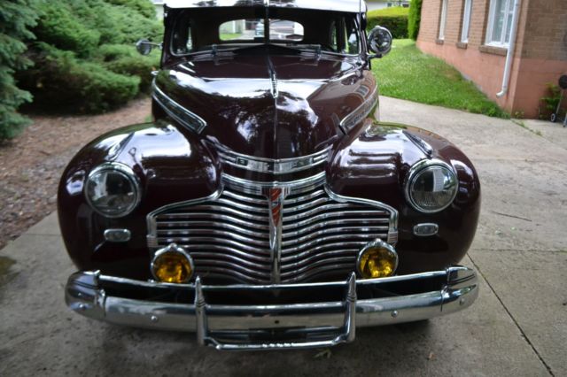 1941 Burgundy Chevrolet Special Deluxe Sedan