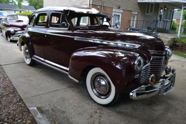 1941 Burgundy Chevrolet Special Deluxe Sedan