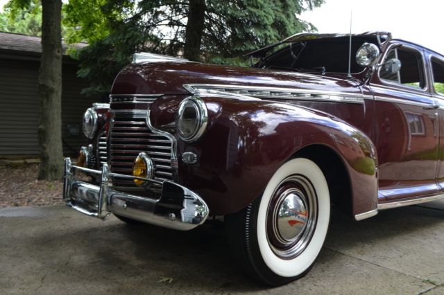 1941 Burgundy Chevrolet Special Deluxe Sedan