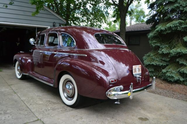 1941 Burgundy Chevrolet Special Deluxe Sedan