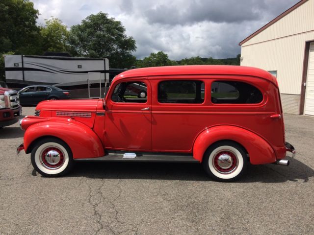 1941 Red Chevrolet Suburban SUV