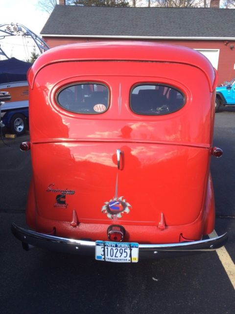 1941 Red Chevrolet Suburban SUV