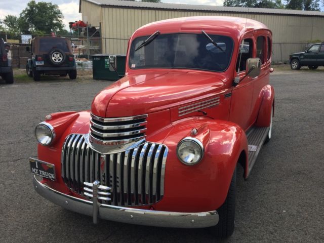 1941 Red Chevrolet Suburban SUV