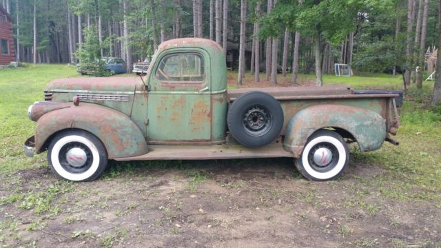 1941 Green Chevrolet Standard Cab Pickup