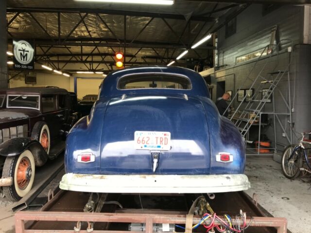 1941 Blue Pontiac Coupe