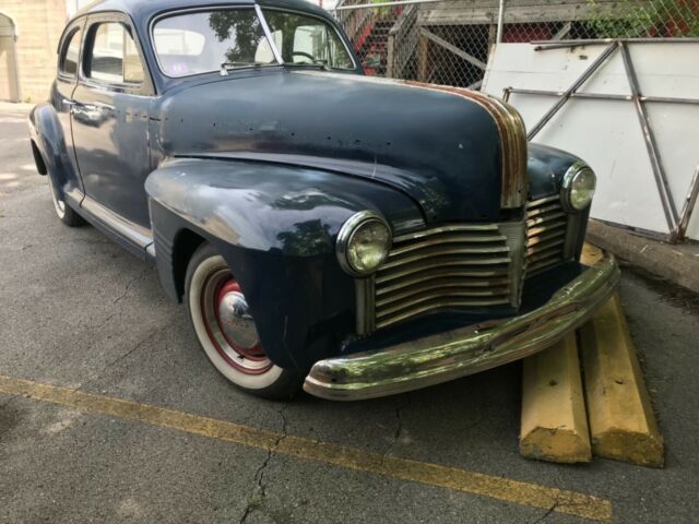 1941 Blue Pontiac Coupe
