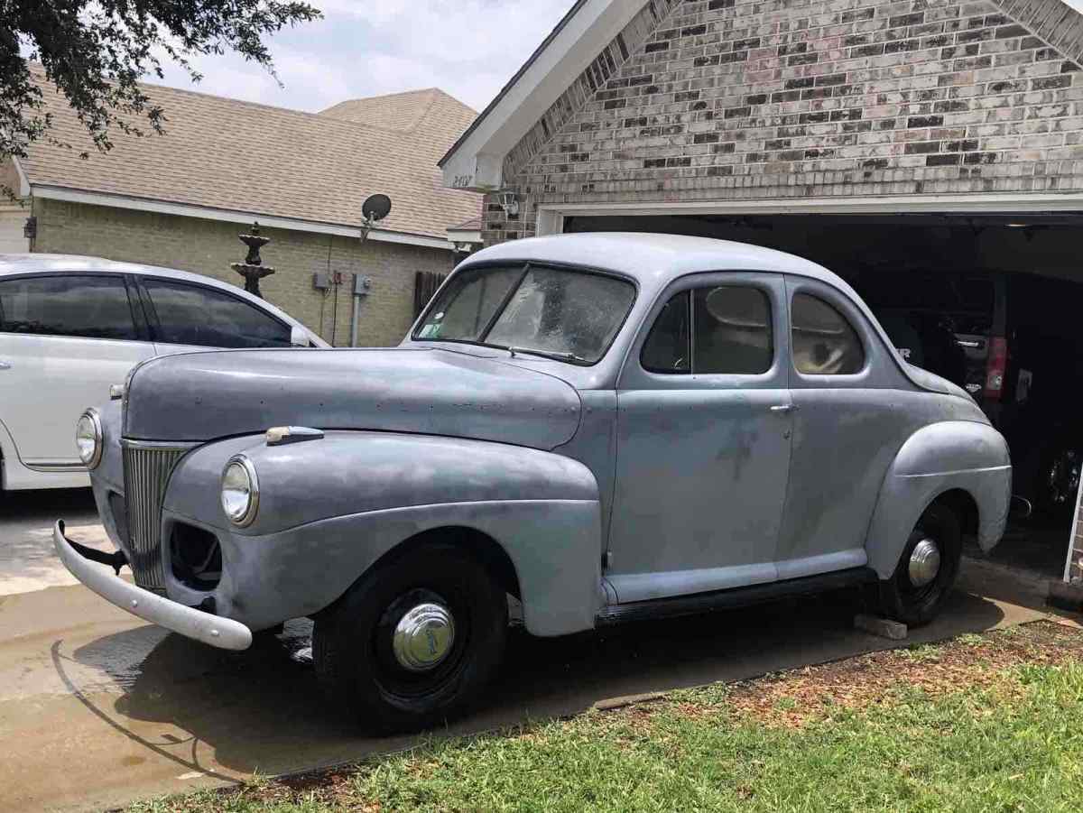 1941 Grey Ford Business Coupe Sports car