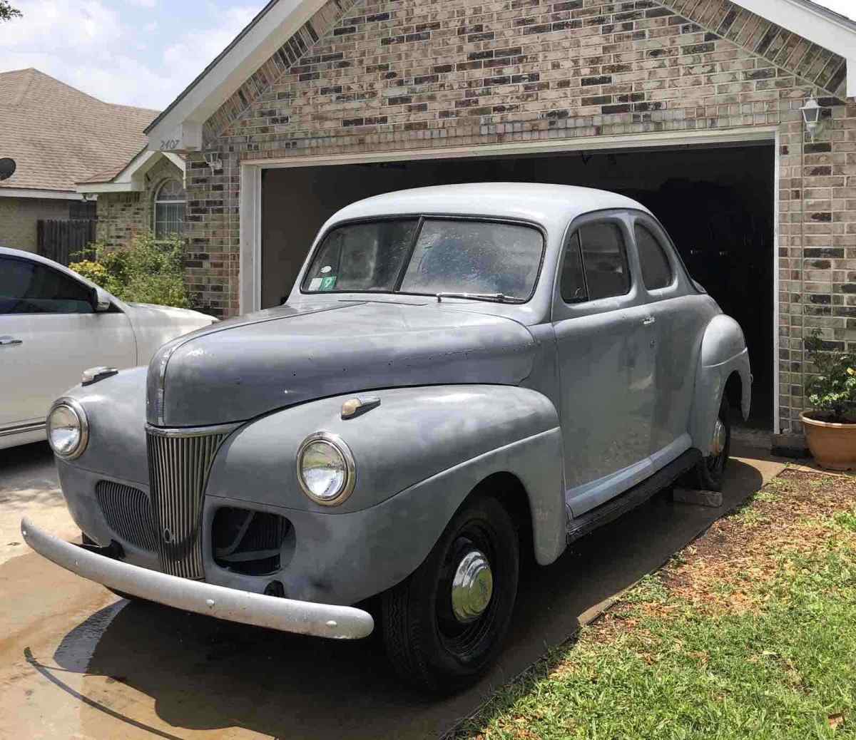 1941 Grey Ford Business Coupe Sports car