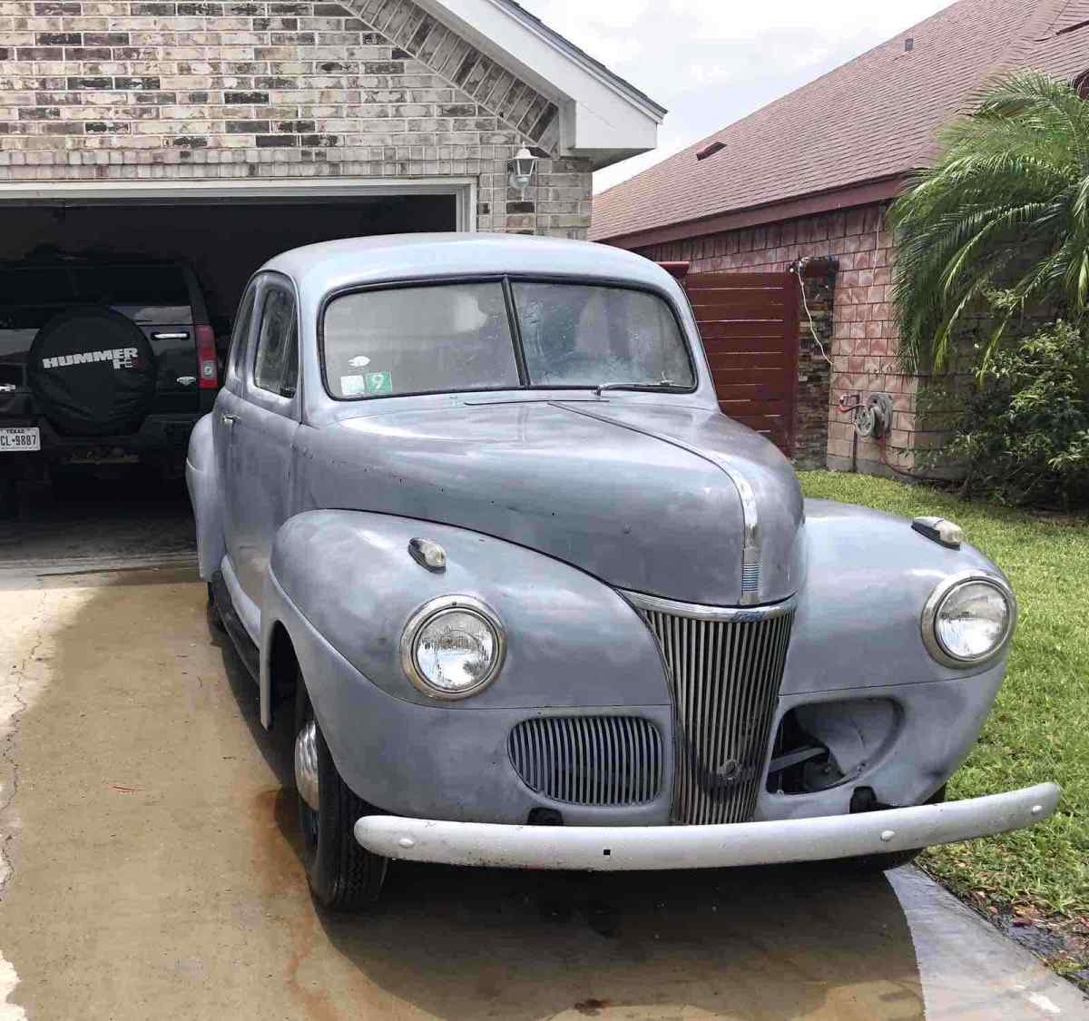1941 Grey Ford Business Coupe Sports car