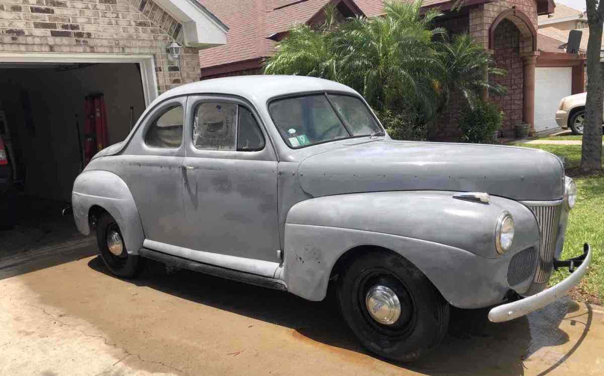 1941 Grey Ford Business Coupe Sports car