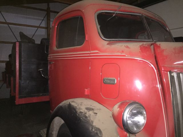 1941 red Ford 2 ton