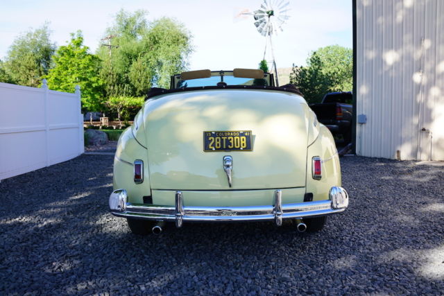 1941 Blue Ford 2 door Convertible