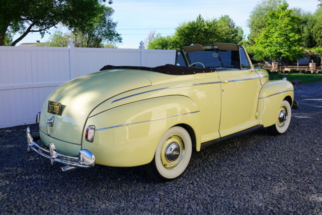 1941 Blue Ford 2 door Convertible