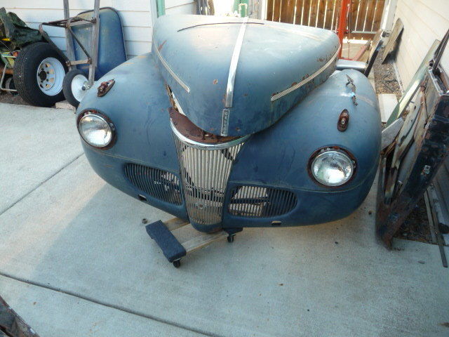 1941 Blue Ford onvertible