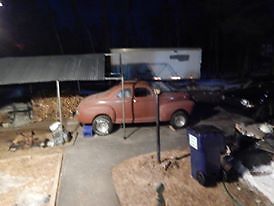 1941 black,brown Ford coupe Coupe