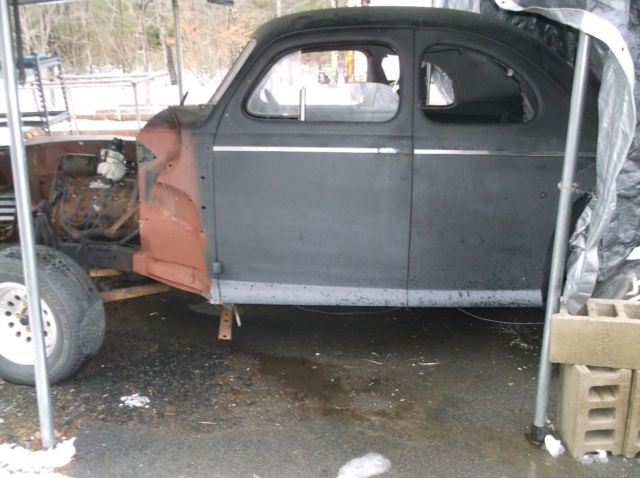 1941 black,brown Ford coupe Coupe