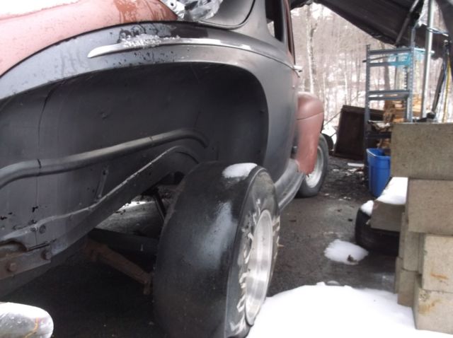 1941 black,brown Ford coupe Coupe