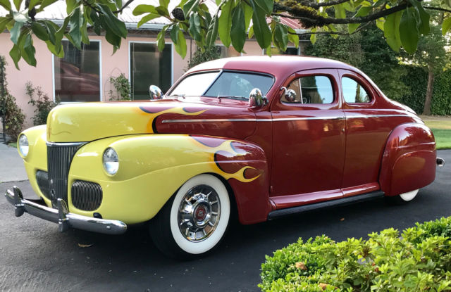 1941 Metallic Maroon Ford Coupe Coupe