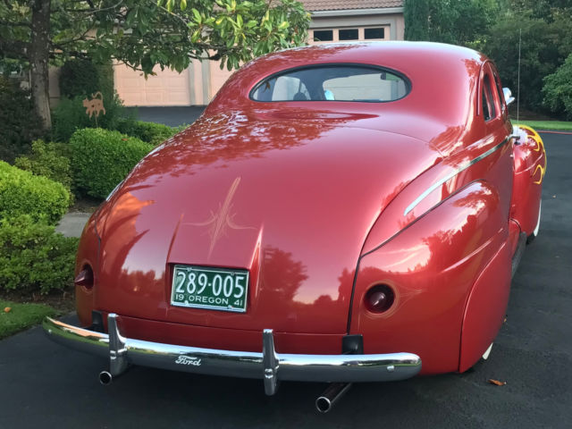 1941 Metallic Maroon Ford Coupe Coupe
