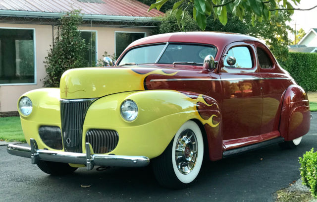 1941 Metallic Maroon Ford Coupe Coupe